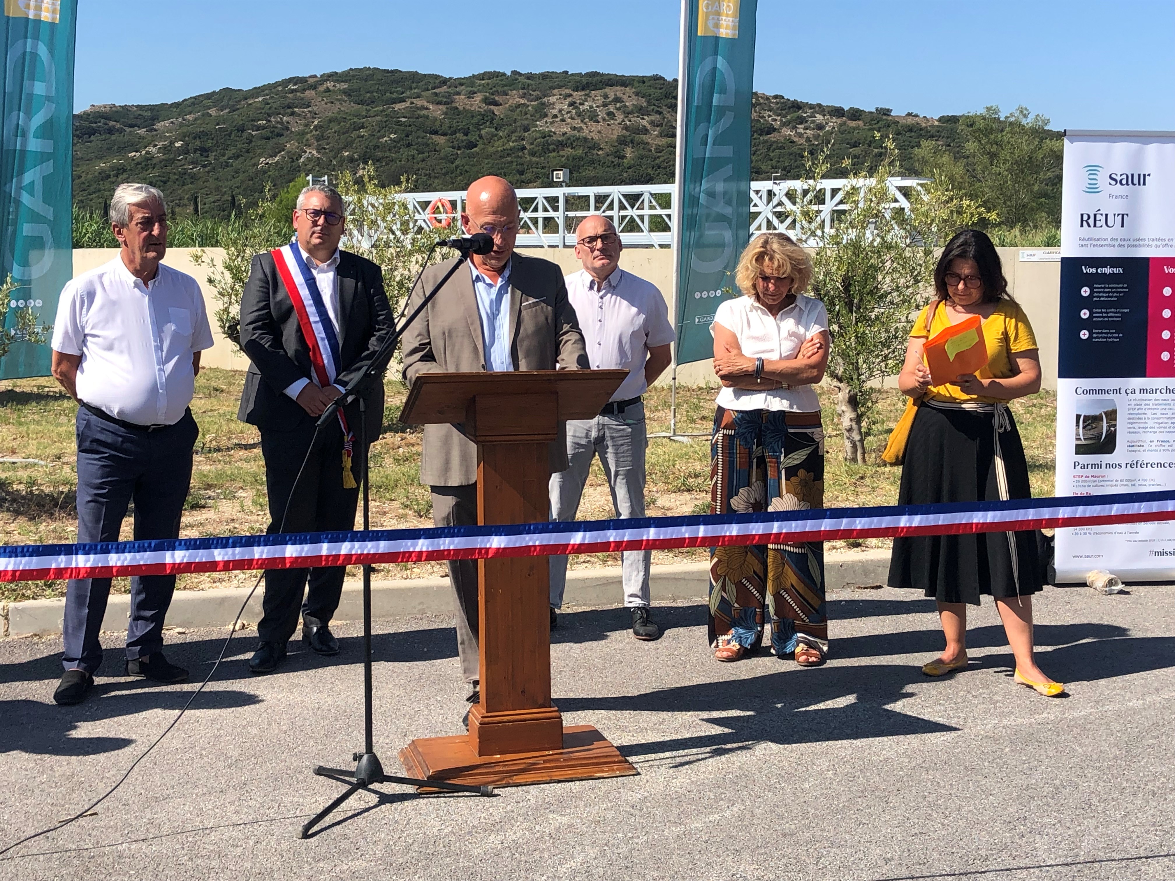 Inauguration station d'épuration