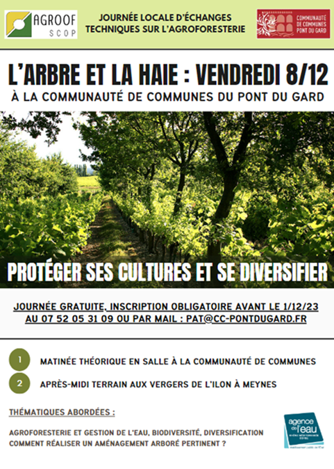 Journée technique de formation sur l’agroforesterie à destination des agriculteurs