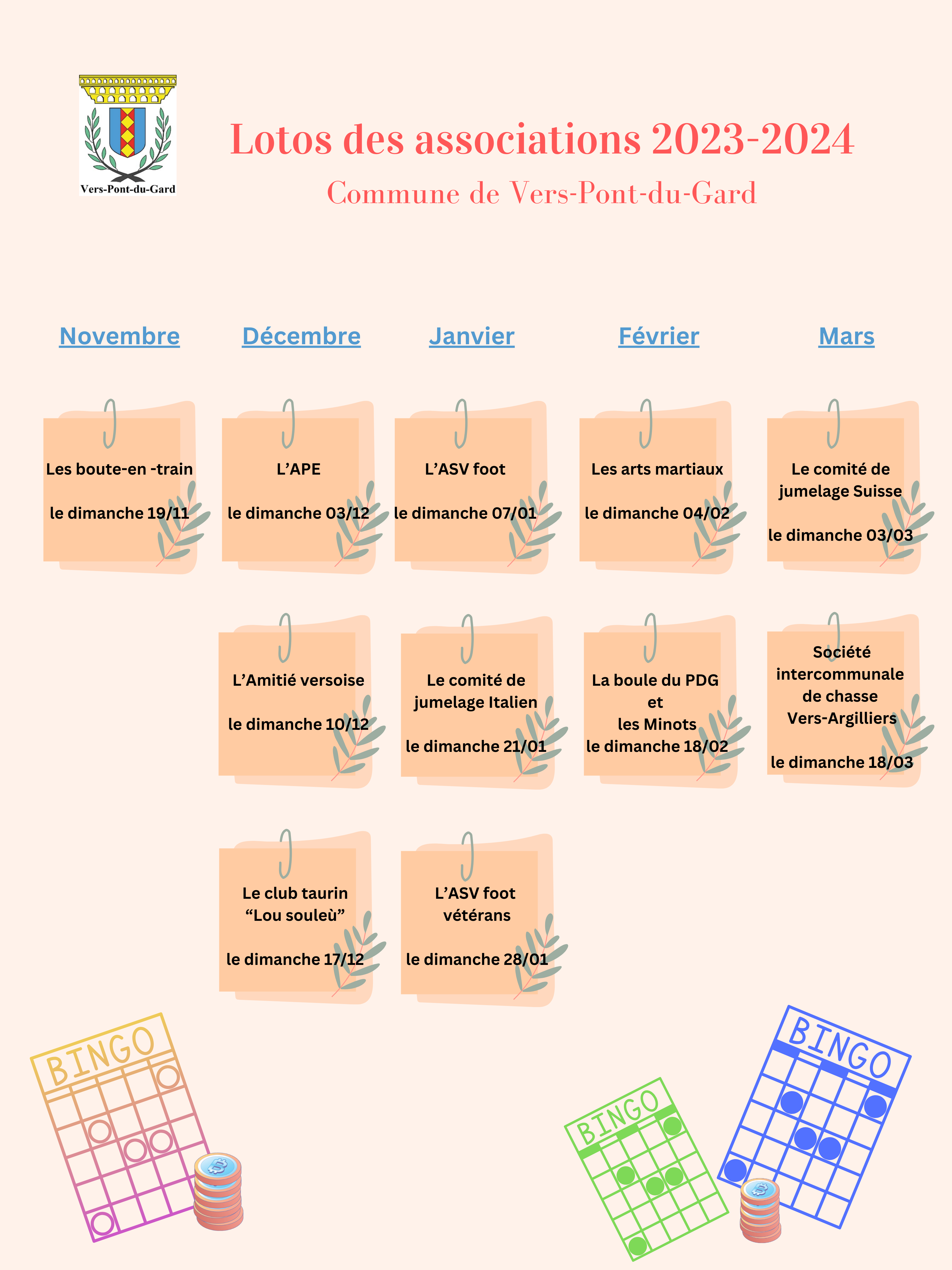 Lotos des associations 2023-2024
