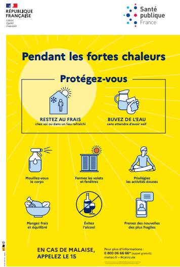 Informations fortes chaleurs