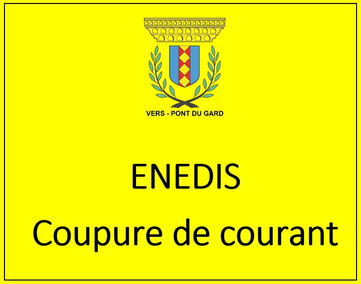 Coupure de courant ENEDIS le 06 juin 2024